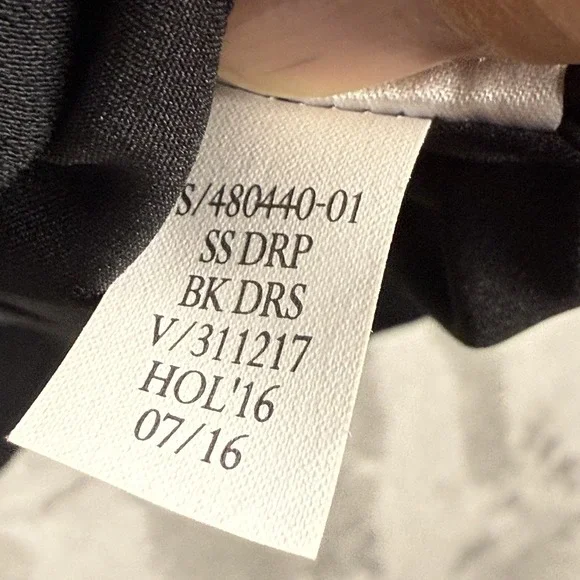 Banana Republic Little Black Blouson Mini Dress Women's‎ 6 Professional Chic - Picture 8 of 12